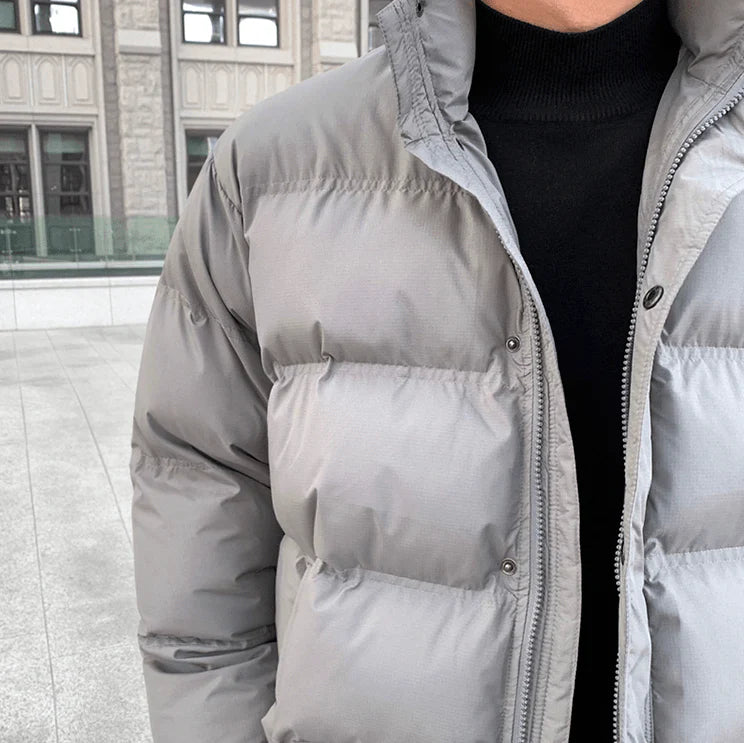 viral  COLLAR PUFFER JK+ Free matching PANTS